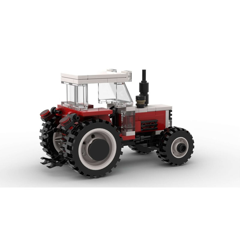 Urban Farming Business - MOC-160522 都市農場農業用トラクター ビルディングブロックモデル 129 パーツ クリエイティブ